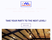 Tablet Screenshot of partyatthenextlevel.com